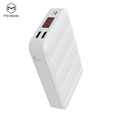 Mcdodo Dual USB Ports 20000mAh Power bank with digital display - Beauty Plaza