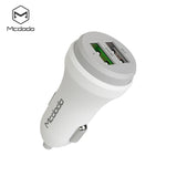 QC3.0 5V 2.4A Dual USB Ports Car Charger - Beauty Plaza