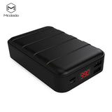 Mcdodo Dual USB Ports 20000mAh Power bank with digital display - Beauty Plaza