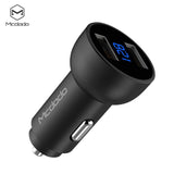 Mcdodo 5V 3.4A LED Digital Display Dual USB Ports Car Charger - Beauty Plaza