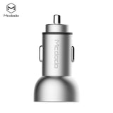 Mcdodo 5V 3.4A LED Digital Display Dual USB Ports Car Charger - Beauty Plaza