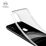 Mcdodo iPhoneX Crystal Soft Slim Jacket Case  (TPU) - Beauty Plaza
