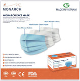 MONARCH 3-PLAY DISPOSABLE FACE MASK (50PCS)