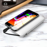 Mcdodo Carbon Fiber 10000mAh Power Bank, USB port with Micro USB cable - Beauty Plaza