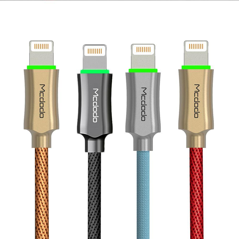 Mcdodo Smart LED Auto Disconnect Lightning USB Data Charging Cable For  Iphone X 8 7
