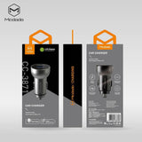 Mcdodo 5V 3.4A LED Digital Display Dual USB Ports Car Charger - Beauty Plaza
