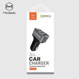 Mcdodo QC3.0 3.4A Three USB Posts Car Charger - Beauty Plaza