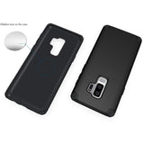 Holder Friendly Hidden Iron Slim Armor Shockproof Case Fit for Samsung Galaxy S9 or S9 Plus - Beauty Plaza