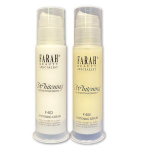 Farah Whitening Day & Night Cream F-603 (150ml) and Serum F-604(150ml) Combo Kit