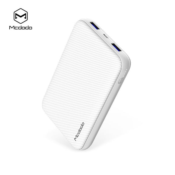 Mcdodo QC3.0 Power Bank with Dual USB Ports, with type-c and micro usb jack - Beauty Plaza