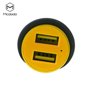 Mcdodo 5V 3.4A Dual USB Ports Car Charger - Beauty Plaza