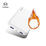 Mcdodo QC3.0 Power Bank with Dual USB Ports, with type-c and micro usb jack - Beauty Plaza