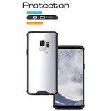 Holder Friendly Hidden Iron Slim Armor Shockproof Case Fit for Samsung Galaxy S9 or S9 Plus - Beauty Plaza