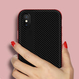 Carbon Fiber neo Hybrid Case for iPhone X - Beauty Plaza