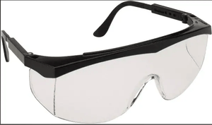 Clear Lenses, Framed Safety Glasses, Scratch Resistant - Beauty Plaza
