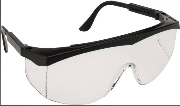 Clear Lenses, Framed Safety Glasses, Scratch Resistant - Beauty Plaza