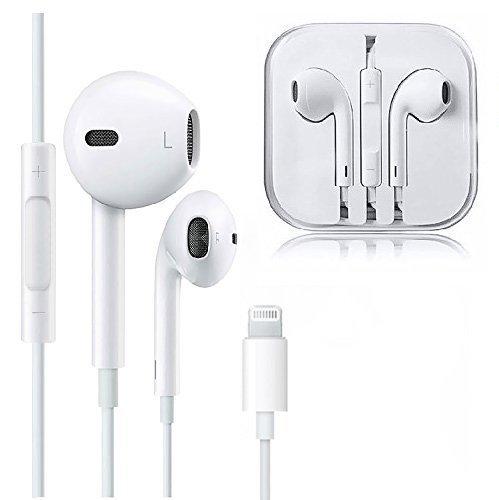 Earphones with Built-in Microphone and Lightning Connector - Beauty Plaza